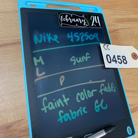 Nike Polo Shirt Mens L Surf Golf Tour Performance Dri Fit Striped Moisture Wick - Picture 10 of 11